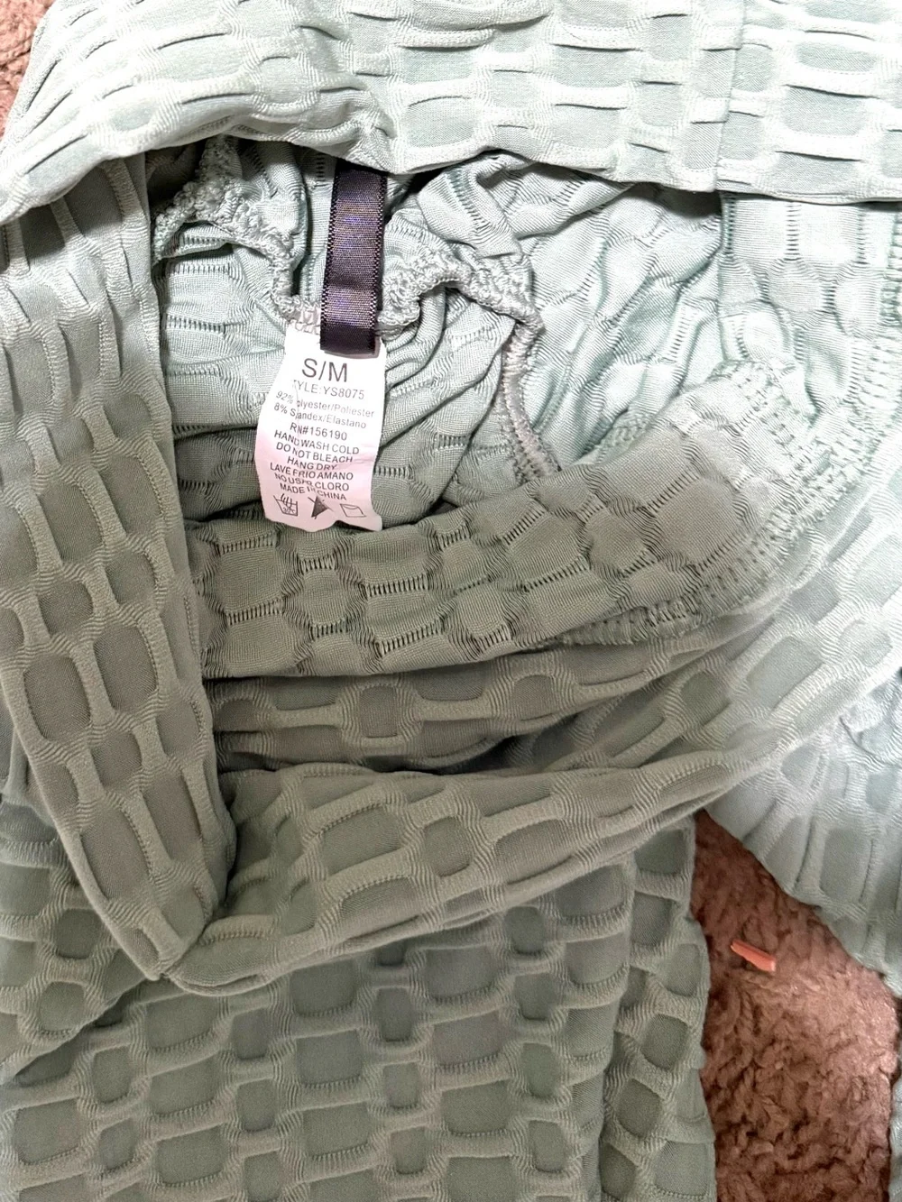 NWOT set of 3 Leggings with 2 matching sports bras
